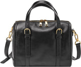 Dámské tašky Fossil Carlie Satchel Naty Shop Black
