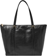 Fossil Carlie Tote Bags Women Naty Shop Black