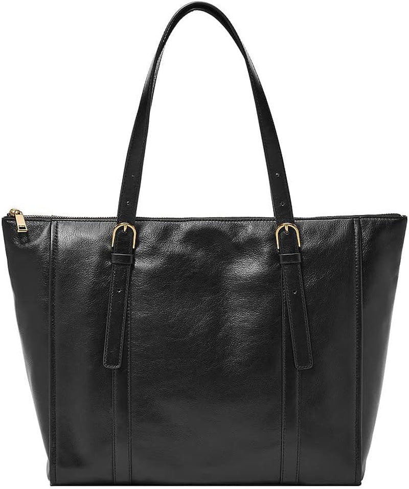 Fossil Carlie Tote Bags Women Naty Shop Black