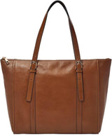 Fossil Carlie Tote Bags Women Naty Shop Brown