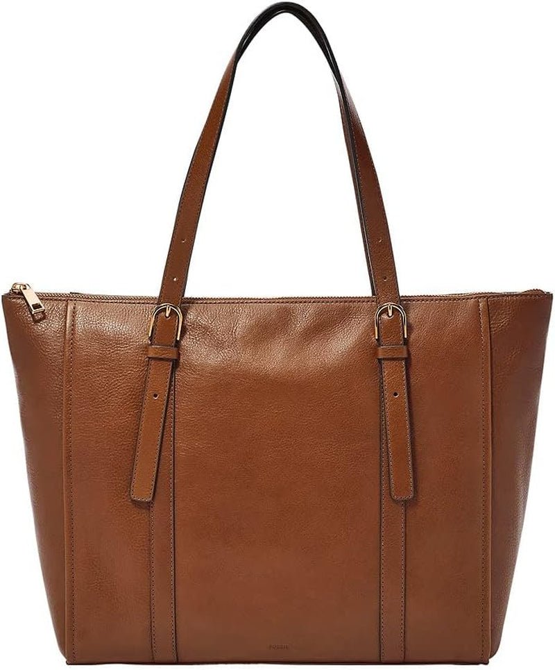 Fossil Carlie Tote Bags Women Naty Shop Brown