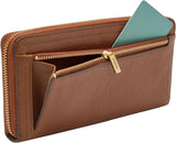 Fossilní hodinky Logan RFID Zip Around Clutch peněženka 19,7 cm D x 1,9 cm Š x 10,2 cm V Dámské tašky Naty Shop