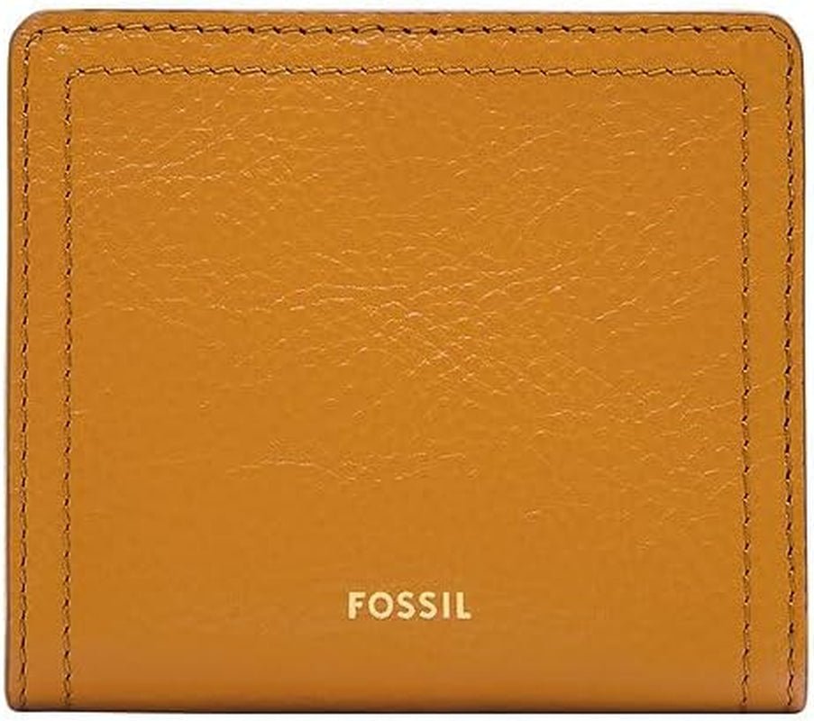 Peněženka Fossil Ladies Logan Yellow Leather Bifold Wallet, SL7829763 Dámská peněženka Naty Shop Výchozí název