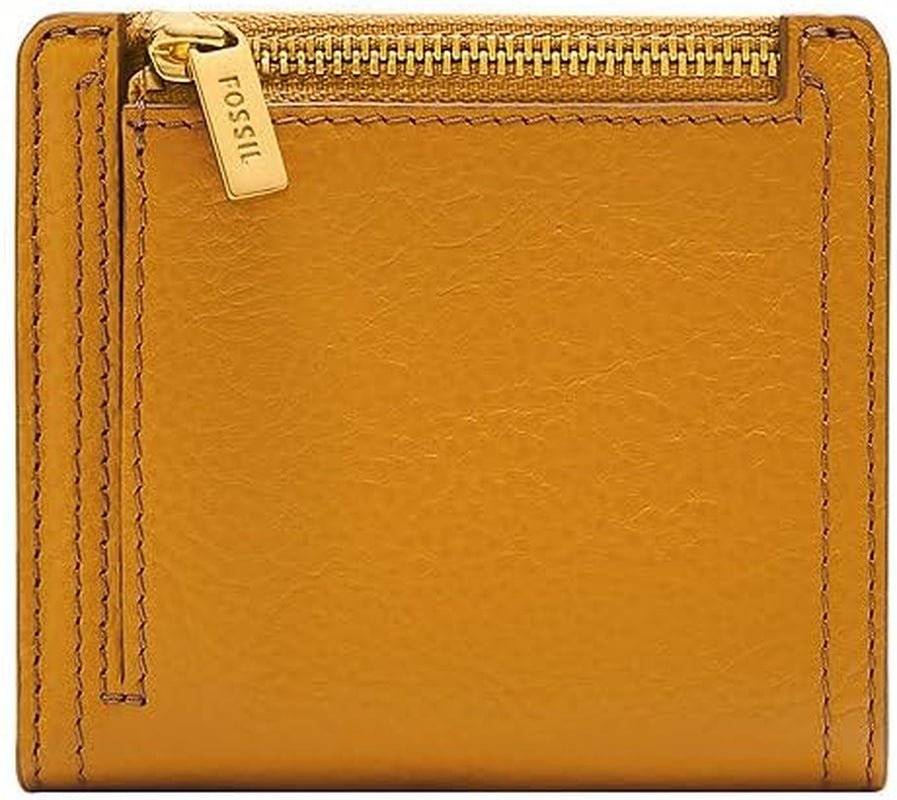 Peněženka Fossil Ladies Logan Yellow Leather Bifold Wallet, SL7829763 Dámská peněženka Naty Shop
