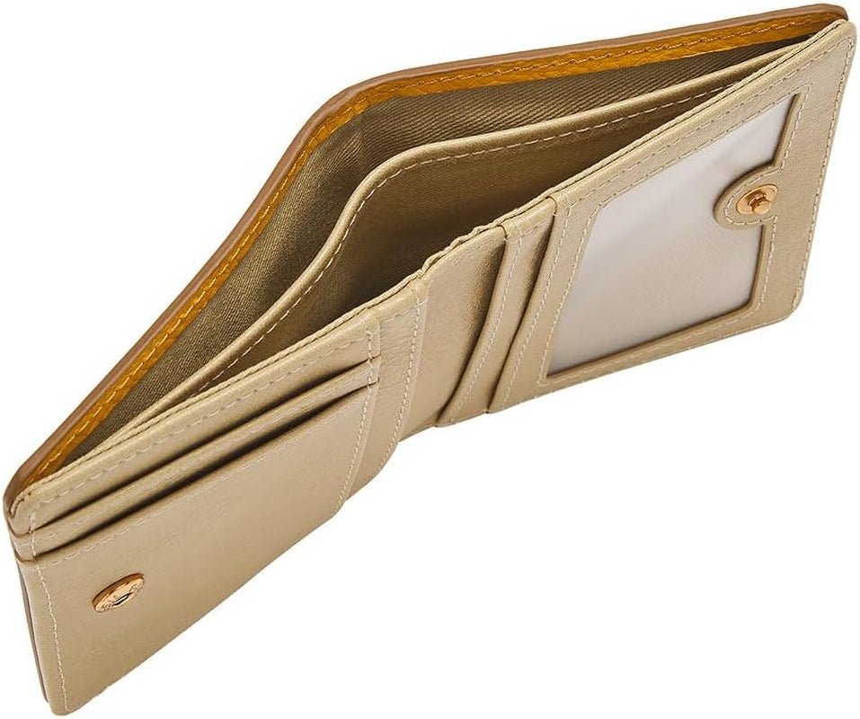 Peněženka Fossil Ladies Logan Yellow Leather Bifold Wallet, SL7829763 Dámská peněženka Naty Shop