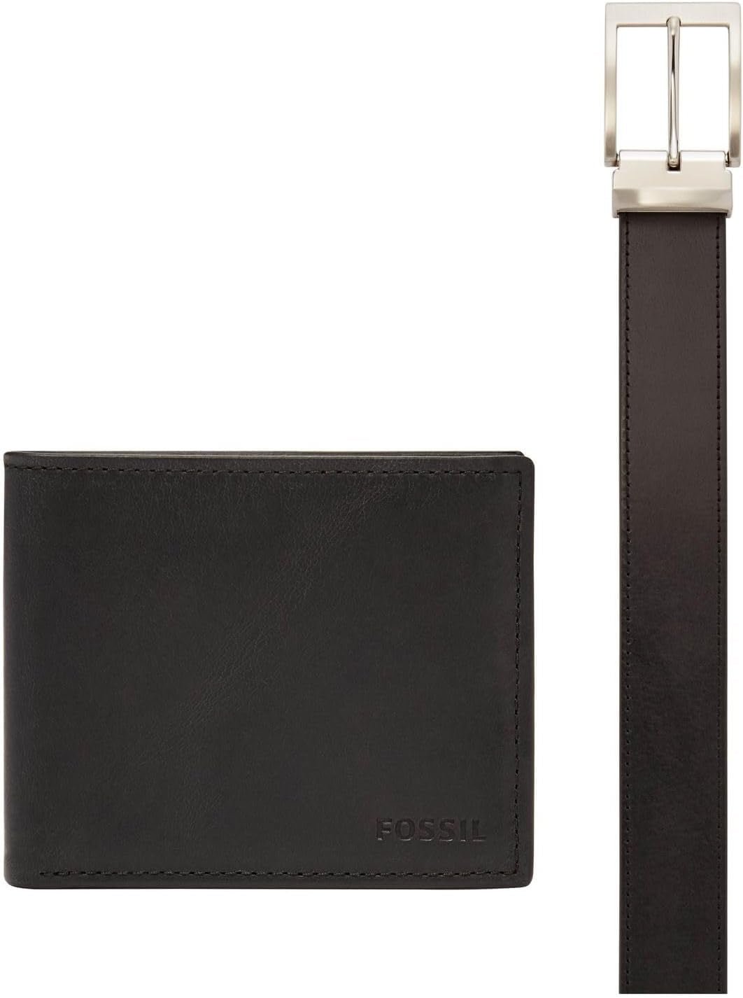 Peněženka Fossil Mens Derrick Travel Accessory Bi Fold Wallet, tmavě hnědá, 11,43 cm D x 1,6 W 9,22 H EU Pánská peněženka Naty Shop Černá
