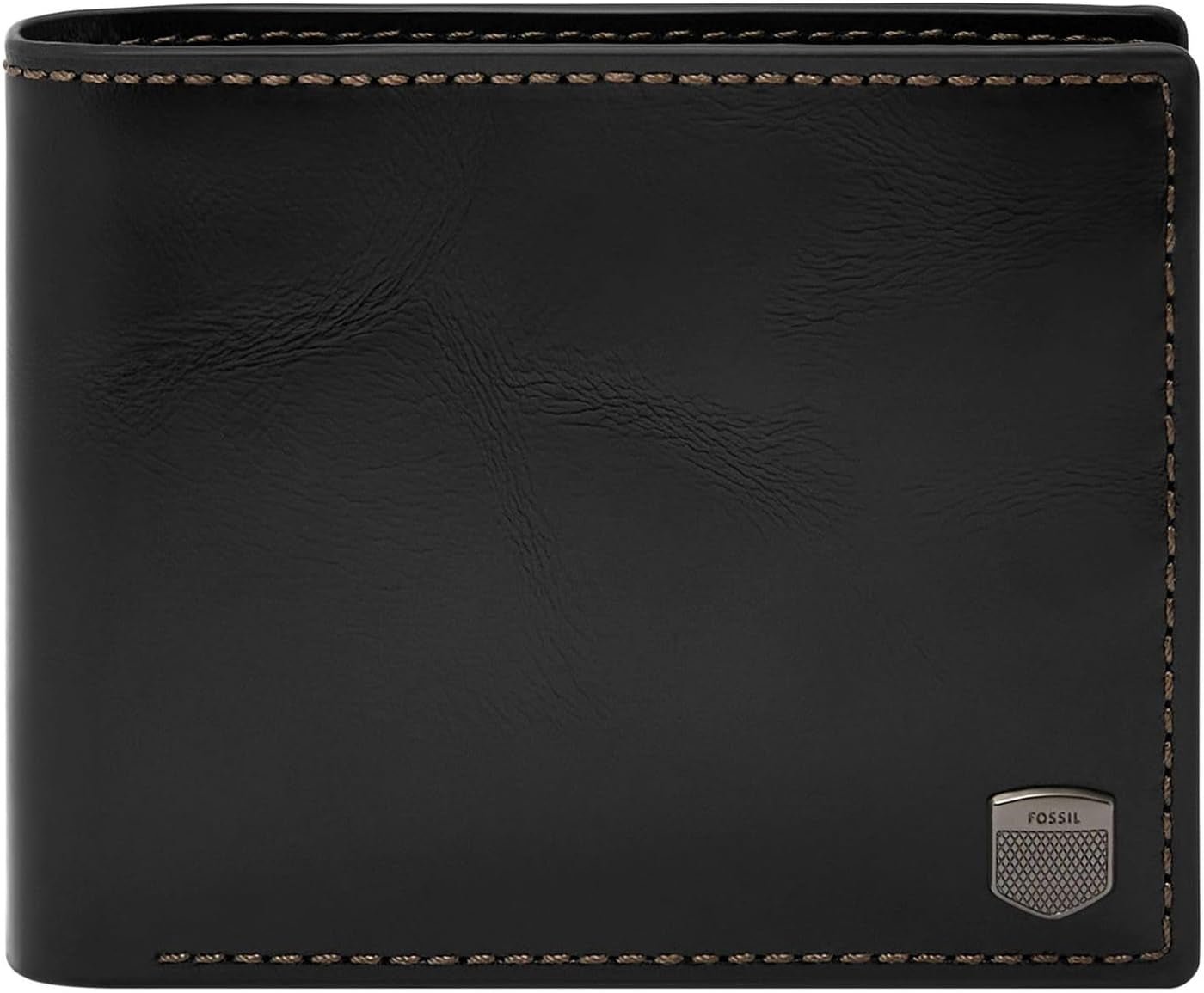 Fossil Men's Hayes Card Case Bifold Wallet Men Naty Shop Dark Black