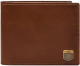 Peněženka Fossil Men's Hayes Card Case Bifold Peněženka Men Naty Shop Peanut Brown