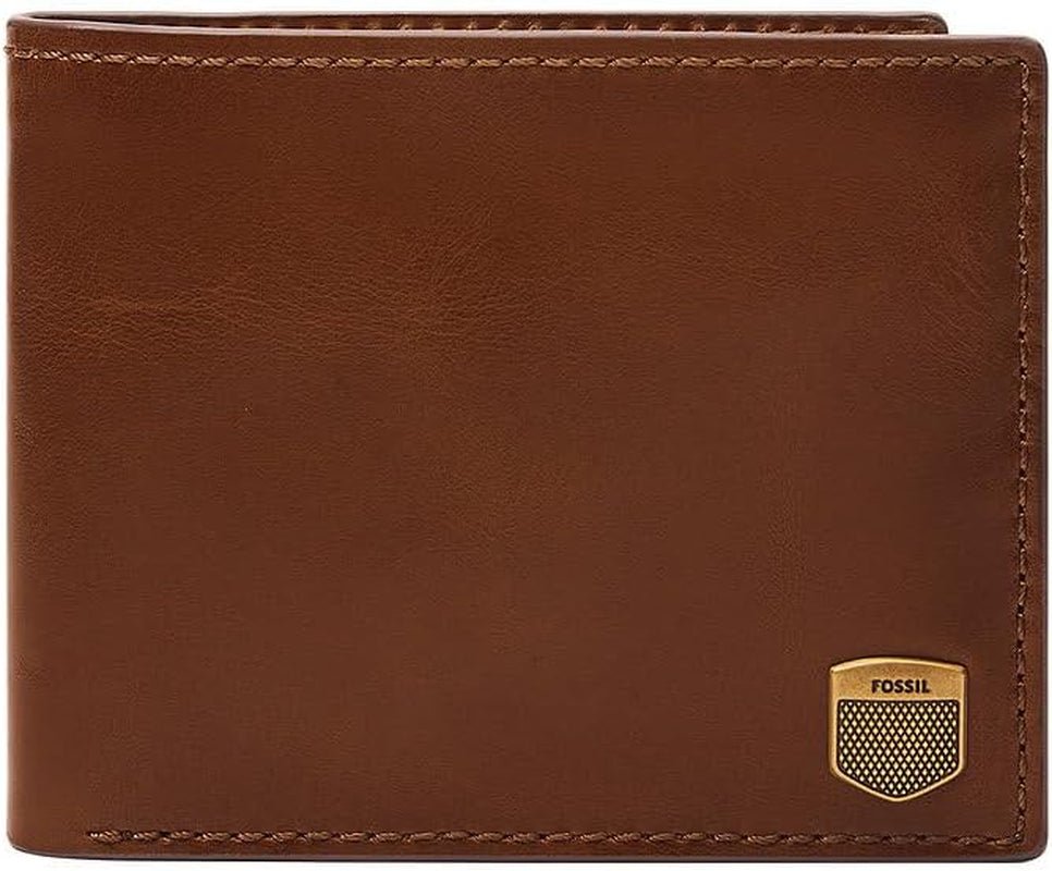 Peněženka Fossil Men's Hayes Card Case Bifold Peněženka Men Naty Shop Peanut Brown