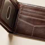 Fossil Pánská RFID Flip Top Peněženka Cestovní doplňky Skládací Peněženka Pánská Peněženka Naty Shop