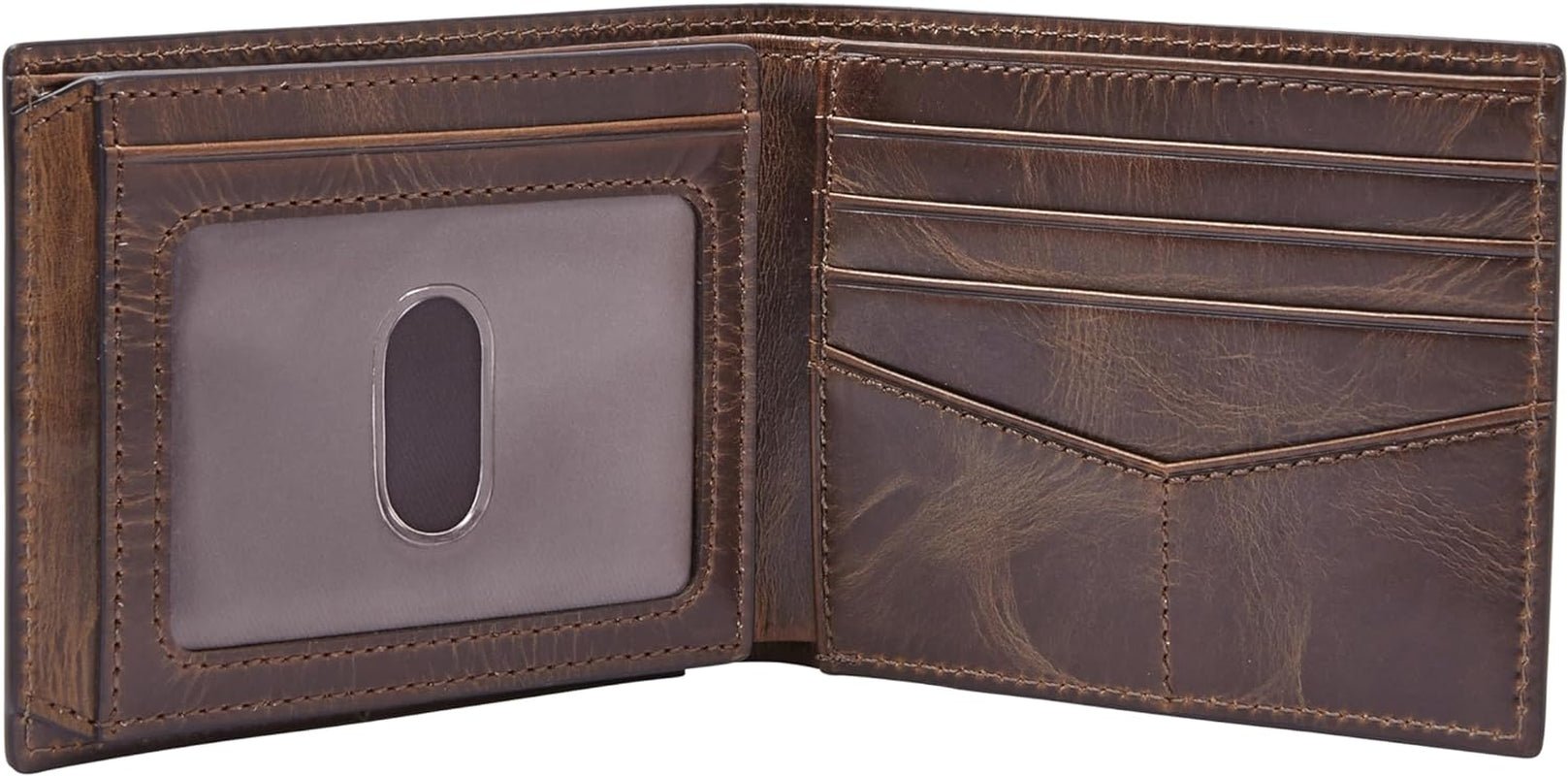 Fossil Pánská RFID Flip Top Peněženka Cestovní doplňky Skládací Peněženka Pánská Peněženka Naty Shop