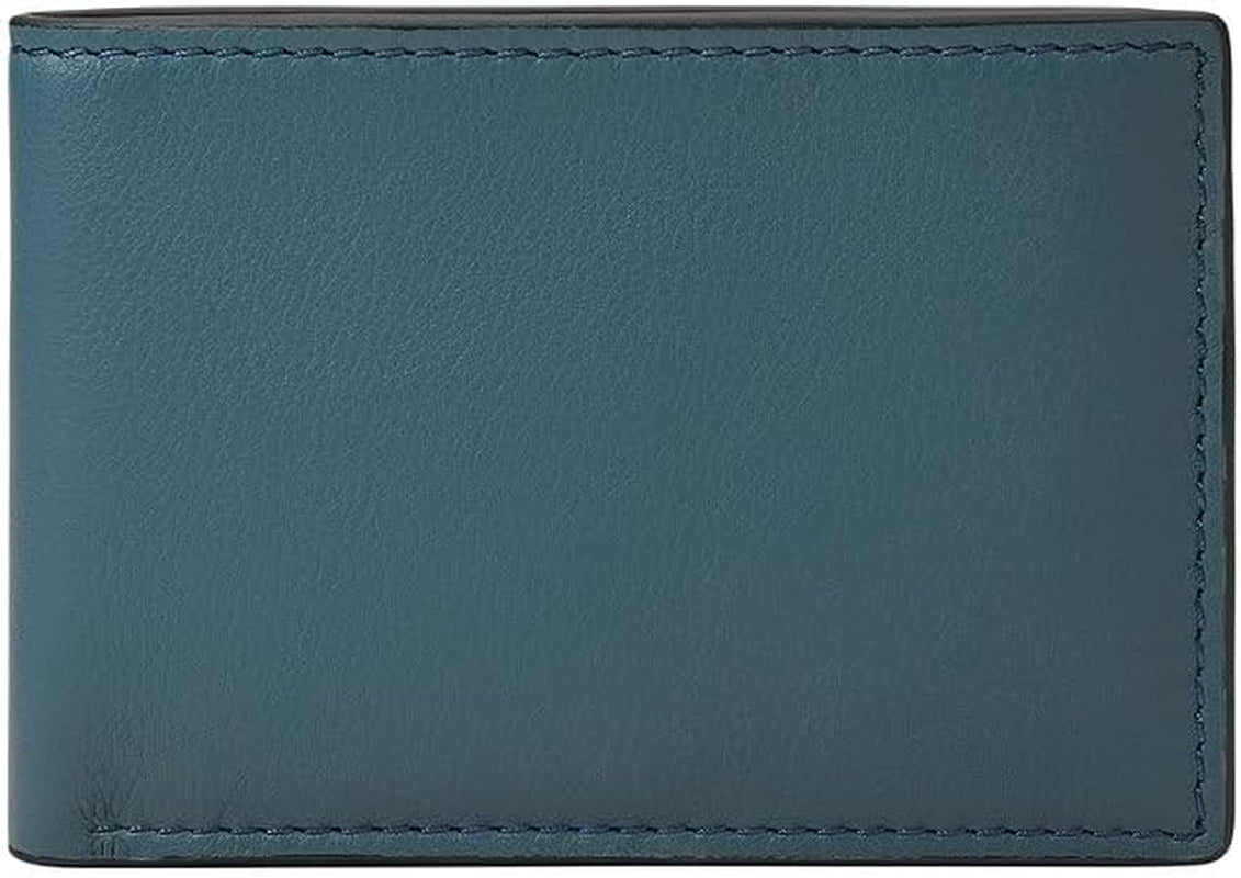 Fossil Steven Casual, 11,43 cm D x 1,27 cm Š x 7,62 cm V Pánská peněženka Naty Shop Modrá