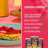 Lyofilizované ovoce: 100 g lyofilizovaných malin do smoothie bowl, müsli, polevy na kaši - lyofilizované bobule bez přidaného cukru - lyofilizované bobule - ovoce z NutriPur Dehydrated products Naty Shop
