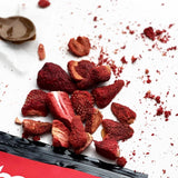 Mrazem sušené ovoce BAM, 40 gramů, přírodní ovoce, dokonalé dezerty, bohatá chuť (jahoda) Dehydrované produkty Naty Shop