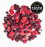 Mrazem sušené ovoce BRIX | Přírodní směs sušeného ovoce 80 g | Cena Great Taste Award za sušené ovoce | Bez GMO, Bezlepkové, Veganské, Zadržené vitamíny Naty Shop Dehydratované produkty