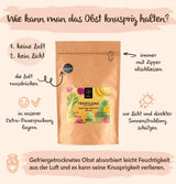 Mrazem sušené ovoce BRIX | Přírodní, suchá směs tropického ovoce 80 g | Cena Great Taste Award za sušené ovoce | Bez GMO, bezlepkové, veganské, vitamíny jsou zachovány Naty Shop Dehydrated Products