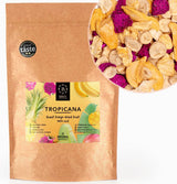 Mrazem sušené ovoce BRIX | Přírodní, suchá směs tropického ovoce 80 g | Cena Great Taste Award za sušené ovoce | Bez GMO, bez lepku, vegan, vitamíny jsou konzervované Naty Shop Dehydratované produkty Výchozí název