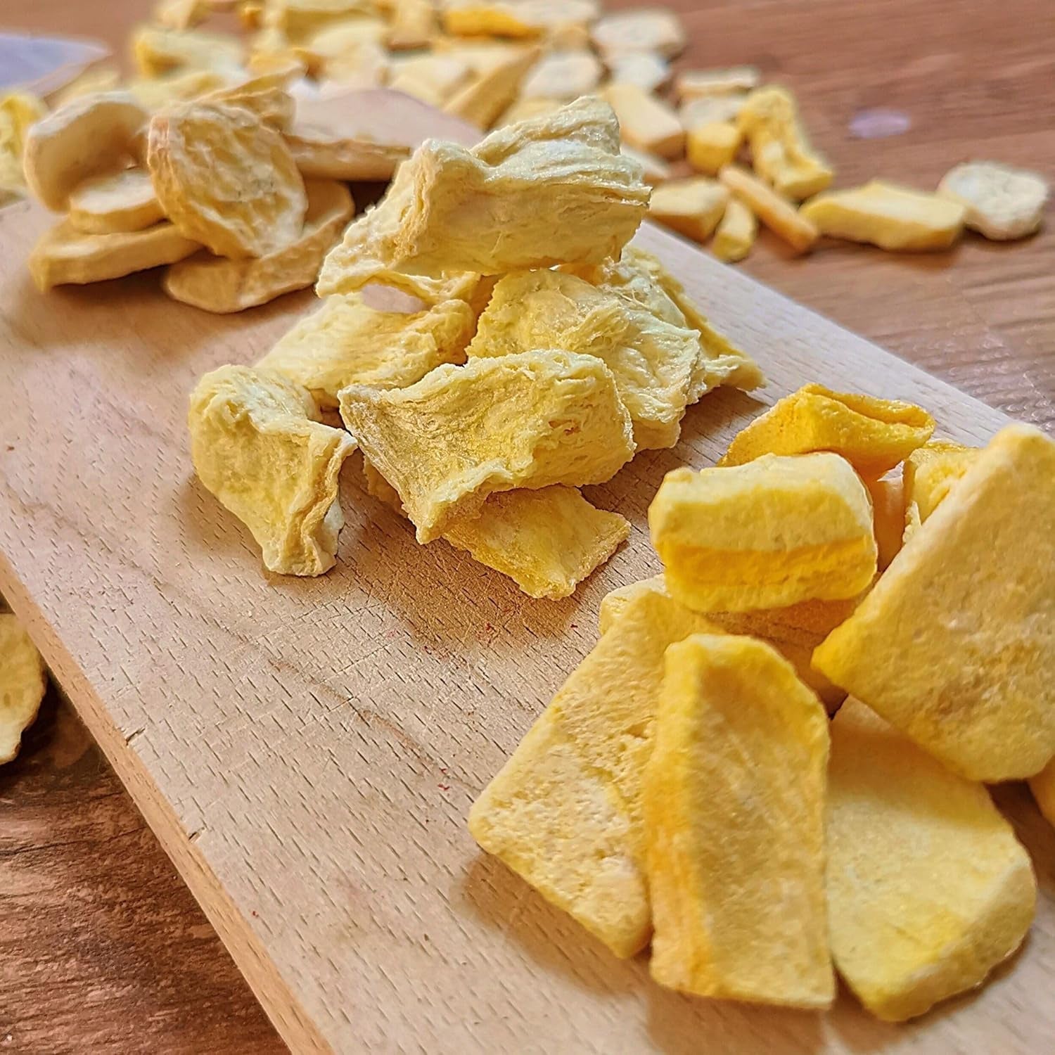 Mrazem sušené ovoce Směs tropického ovoce | XL 350g Lyofilizovaný ananas Mango Banán Mix lyofilizovaného ovoce | Mrazem sušené ovoce Ananas Banán Mango Směs sušeného ovoce | ZingyZoo Dehydratované produkty Naty Shop