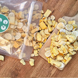 Mrazem sušené ovoce Směs tropického ovoce | XL 350g Lyofilizovaný ananas Mango Banán Mix lyofilizovaného ovoce | Mrazem sušené ovoce Ananas Banán Mango Směs sušeného ovoce | ZingyZoo Dehydratované produkty Naty Shop