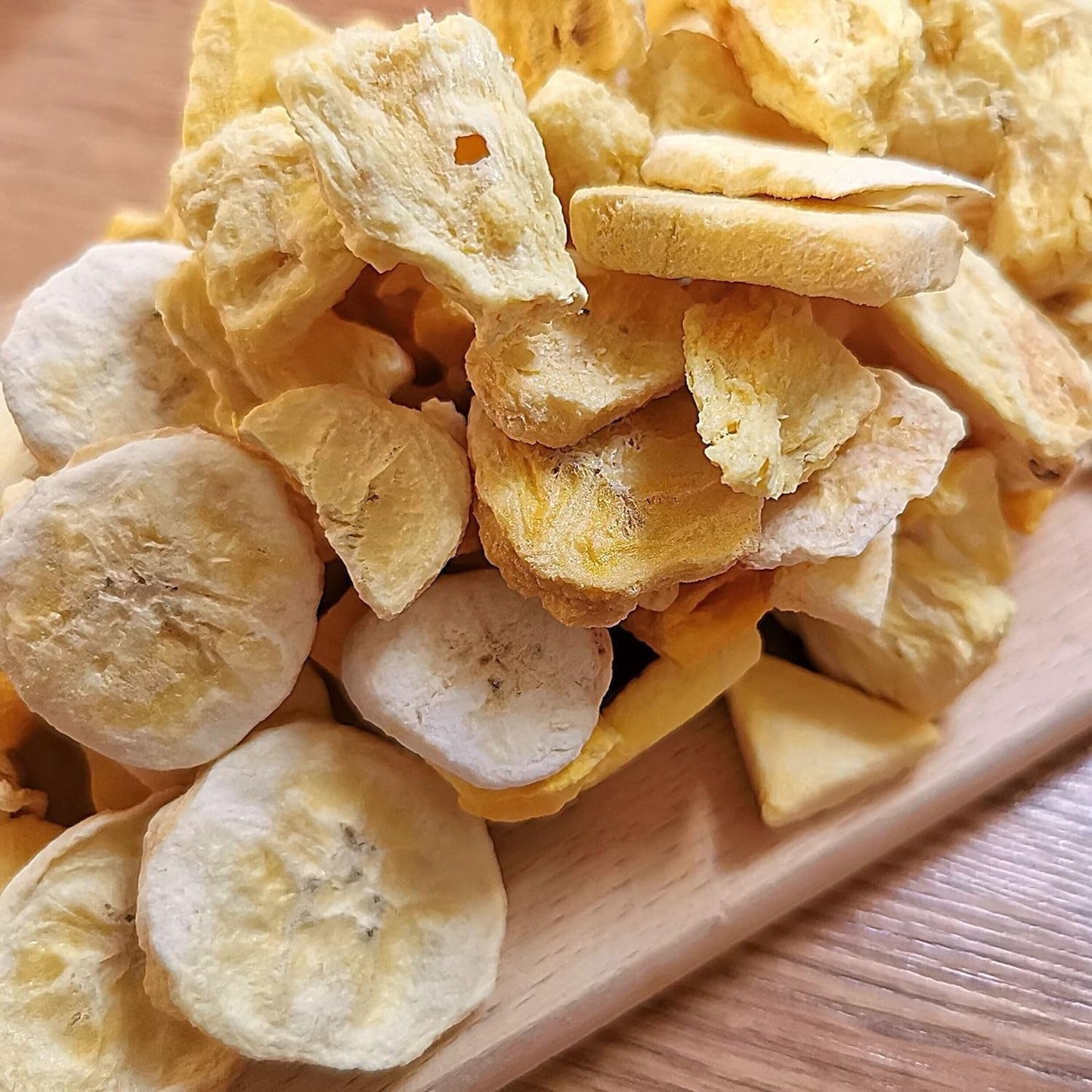 Mrazem sušené ovoce Směs tropického ovoce | XL 350g Lyofilizovaný ananas Mango Banán Mix lyofilizovaného ovoce | Mrazem sušené ovoce Ananas Banán Mango Směs sušeného ovoce | ZingyZoo Dehydratované produkty Naty Shop