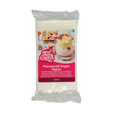 FunCakes Fondant s příchutí citronu: Lahodná chuť, hladká textura, snadno se roztírá, rolovaný fondán, ideální na dorty, cupcaky a sušenky. Halal, košer a bez lepku. 250 g (balení 3 ks) Naty Shop cukrová pasta 250 G Citron