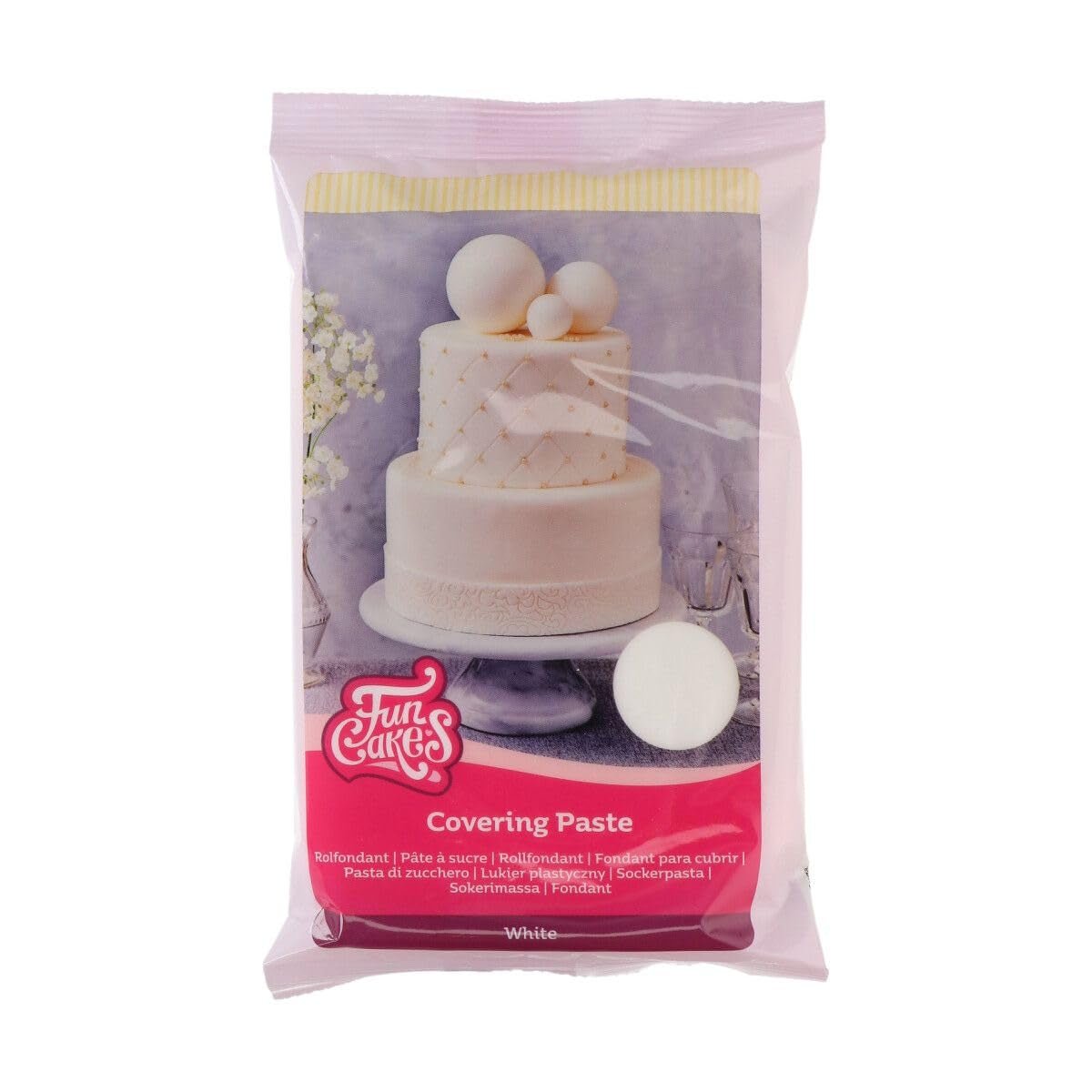 FunCakes Icing pasta 500g bílá cukrová pasta Naty Shop Default Title