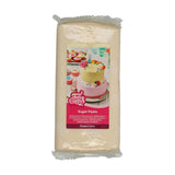 FunCakes Roll Fondant Elegant Ivory: Snadno se používá, hladký, pružný, měkký a poddajný, ideální pro zdobení dortů, halal, košer a bez lepku. 1 kg cukrové pasty Naty Shop Default Title