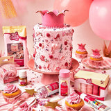 FunCakes Roll Fondant Hot Pink: Snadné použití, hladký, pružný, měkký a poddajný, ideální pro zdobení dortů. Bez lepku. 1 kg cukrové pasty Naty Shop