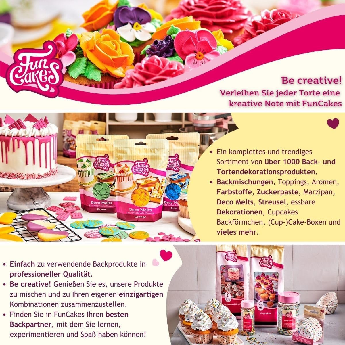 FunCakes rubínově červený fondánový váleček: snadno použitelný, hladký, pružný, měkký a poddajný, ideální pro zdobení dortů, halal, košer a bez lepku, 250 g Naty Shop Sugarpaste