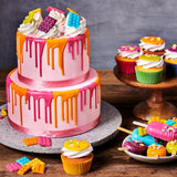 FunCakes Roll Fondant Sweet Pink: Snadno se používá, hladký, pružný, měkký a poddajný, ideální pro zdobení dortů, halal, košer a bez lepku. 1 kg cukrové pasty Naty Shop