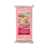 FunCakes Roll Fondant Sweet Pink: Snadno se používá, hladký, pružný, měkký a poddajný, ideální pro zdobení dortů, halal, košer a bez lepku. 1 kg cukrové pasty Naty Shop Default Title