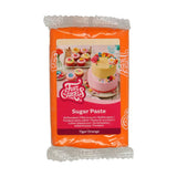 FunCakes Tygří pomeranč laminovaný fondant: Snadné použití, hladký, pružný, měkký a ohebný, ideální pro zdobení dortů, Halal, košer a bez lepku, 250 g cukrové pasty Naty Shop Výchozí název