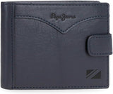 Pánská peněženka Pepe Jeans Horizontal Click Closure Wallet One Size Pánská peněženka Naty Shop Modrá