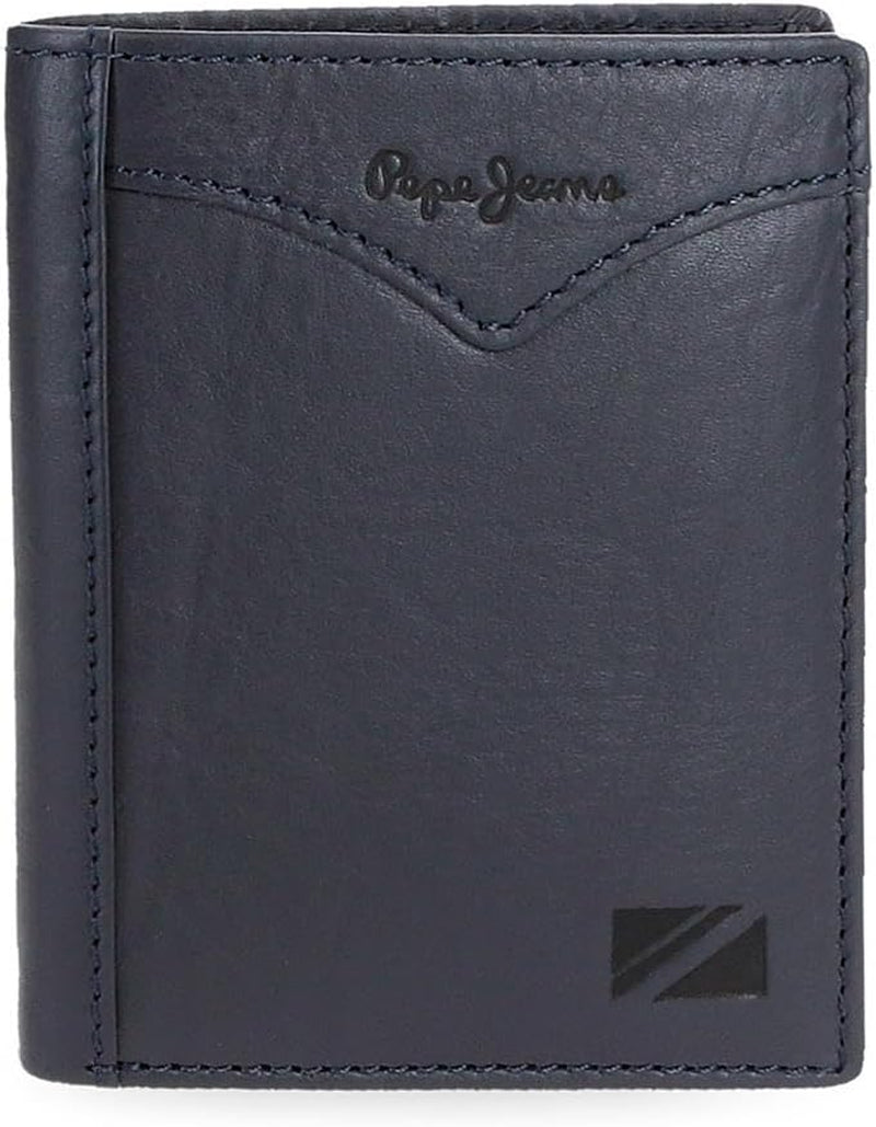 Pepe Jeans Jacket Vertikální peněženka s kabelkou, One Size Pánská peněženka Naty Shop modrá
