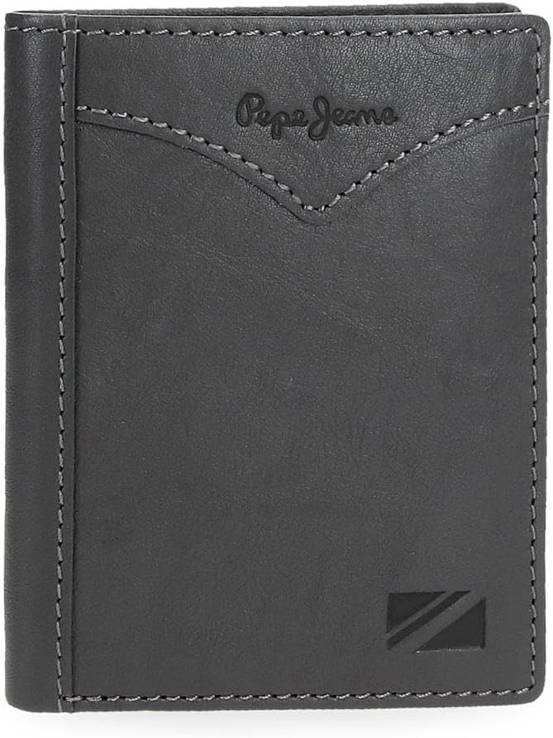 Pepe Jeans Jacket Vertikální peněženka s kabelkou, One Size Pánská peněženka Naty Shop šedá