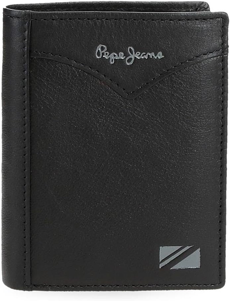 Pepe Jeans Jacket Vertikální peněženka s peněženkou, One Size Pánská peněženka Naty Shop Black