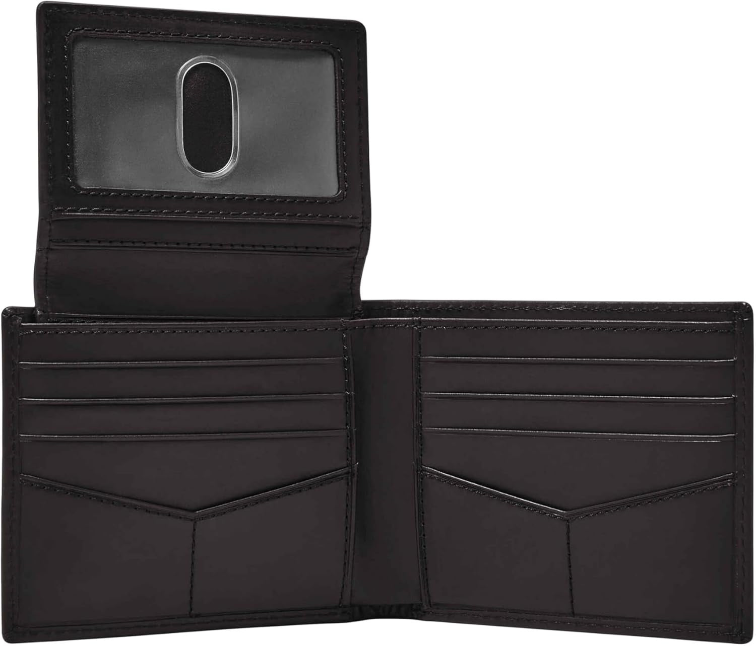 Fossil Derrick RFID Blocking Kožený Bifold Pasový držák pro muže s odnímatelným držákem na karty Pánská peněženka Naty Shop