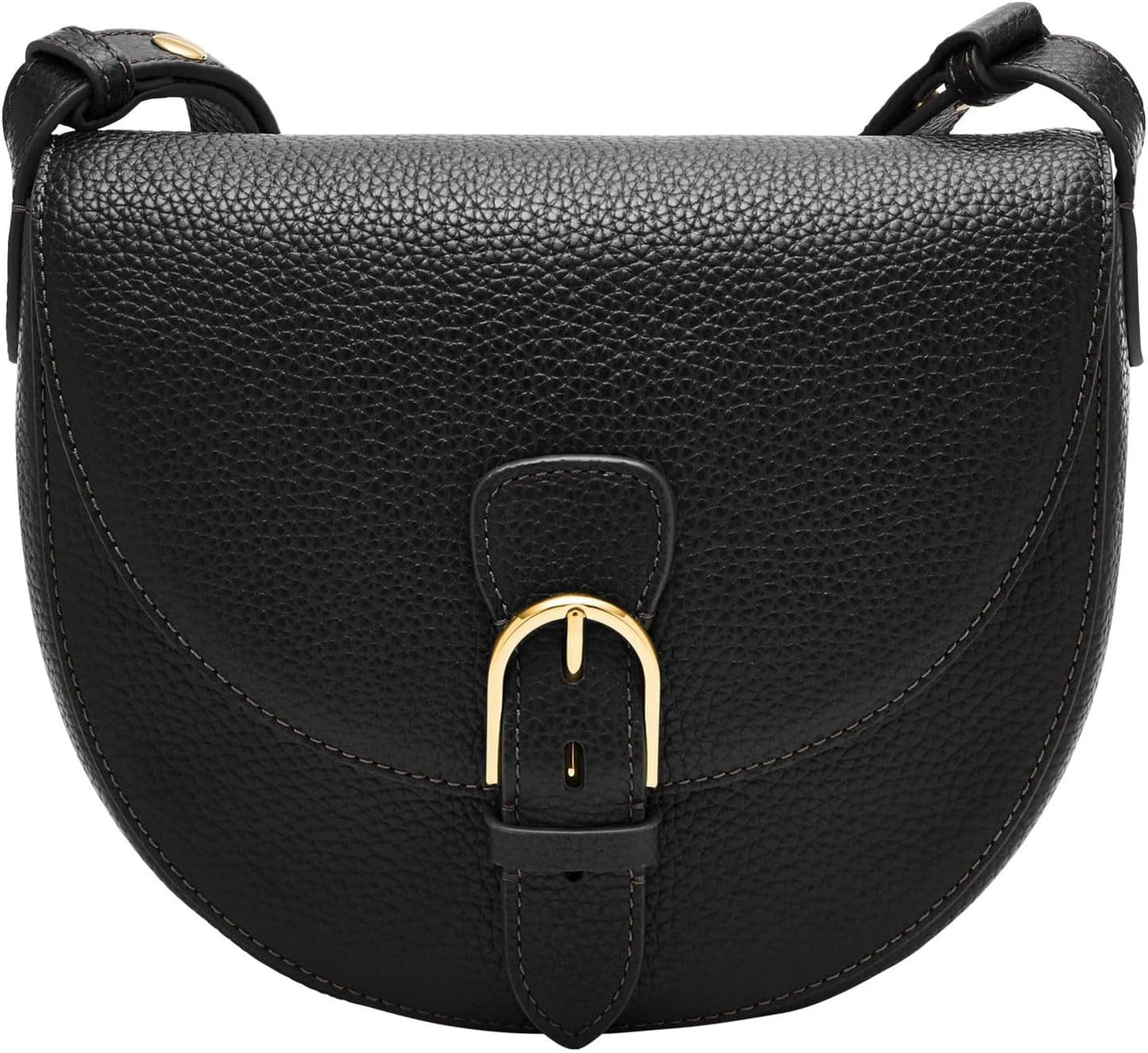 Kožená nebo bavlněná kabelka Fossil Everleigh pro ženy Tašky Ženy Naty Shop Matte Black