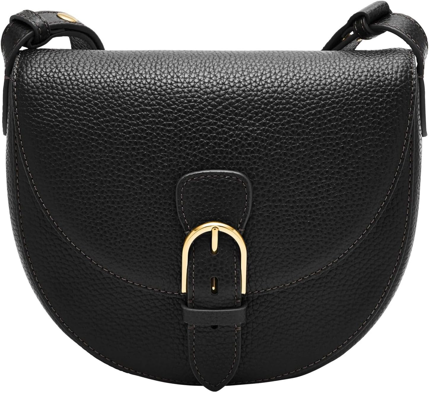 Kožená nebo bavlněná kabelka Fossil Everleigh pro ženy Tašky Ženy Naty Shop Matte Black