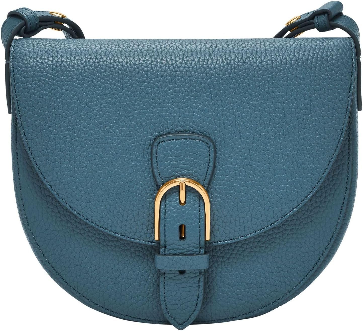 Kabelka Fossil Everleigh z kůže nebo bavlny pro ženy Tašky Dámské Naty Shop Steel Blue