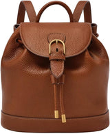 Kožená nebo bavlněná kabelka Fossil Everleigh pro ženy Dámské tašky Naty Shop Coffee Brown