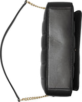 Dámská taška přes rameno DKNY s klapkou, černo/žluté dámské tašky Naty Shop