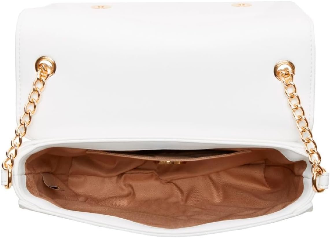 Dámská taška přes rameno Love Moschino, bílá taška přes rameno, bílé dámské tašky Naty Shop