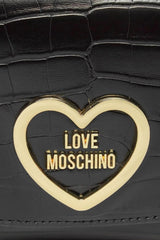 Dámská taška přes rameno Love Moschino, černé dámské tašky Naty Shop