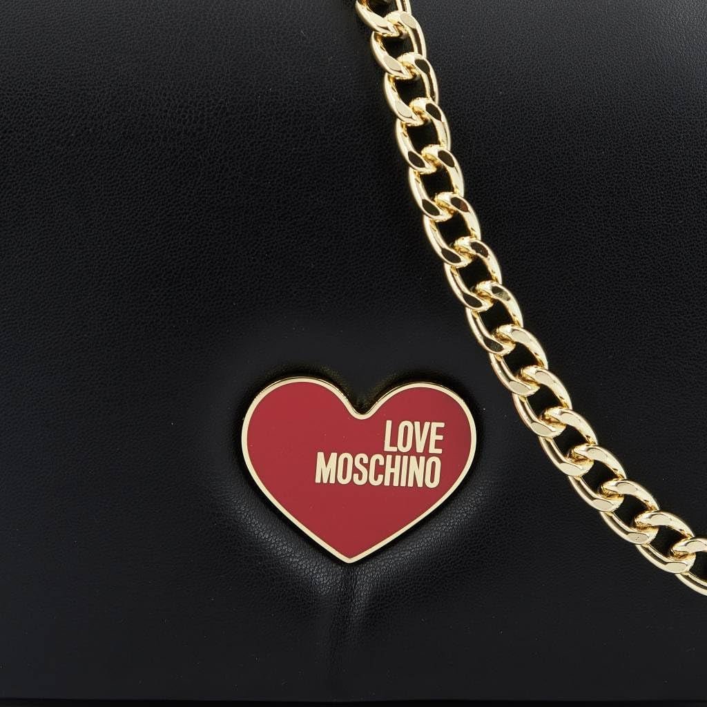 Dámská taška přes rameno Love Moschino, černé dámské tašky Naty Shop