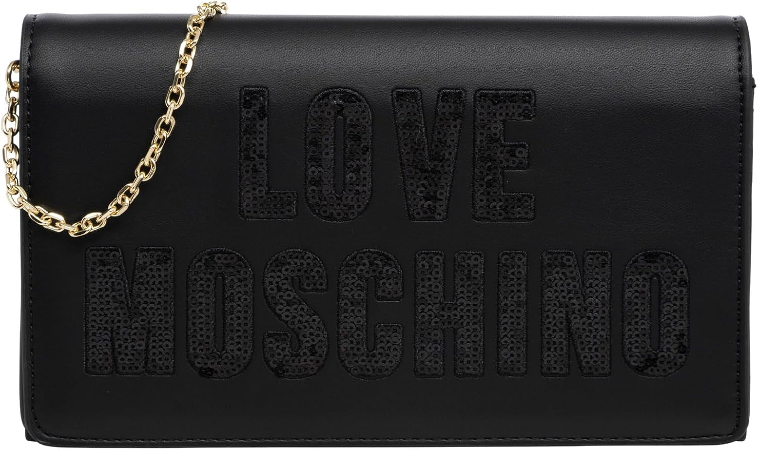 Love Moschino dámská taška přes rameno, černá taška přes rameno, černé dámské tašky Naty Shop Výchozí název