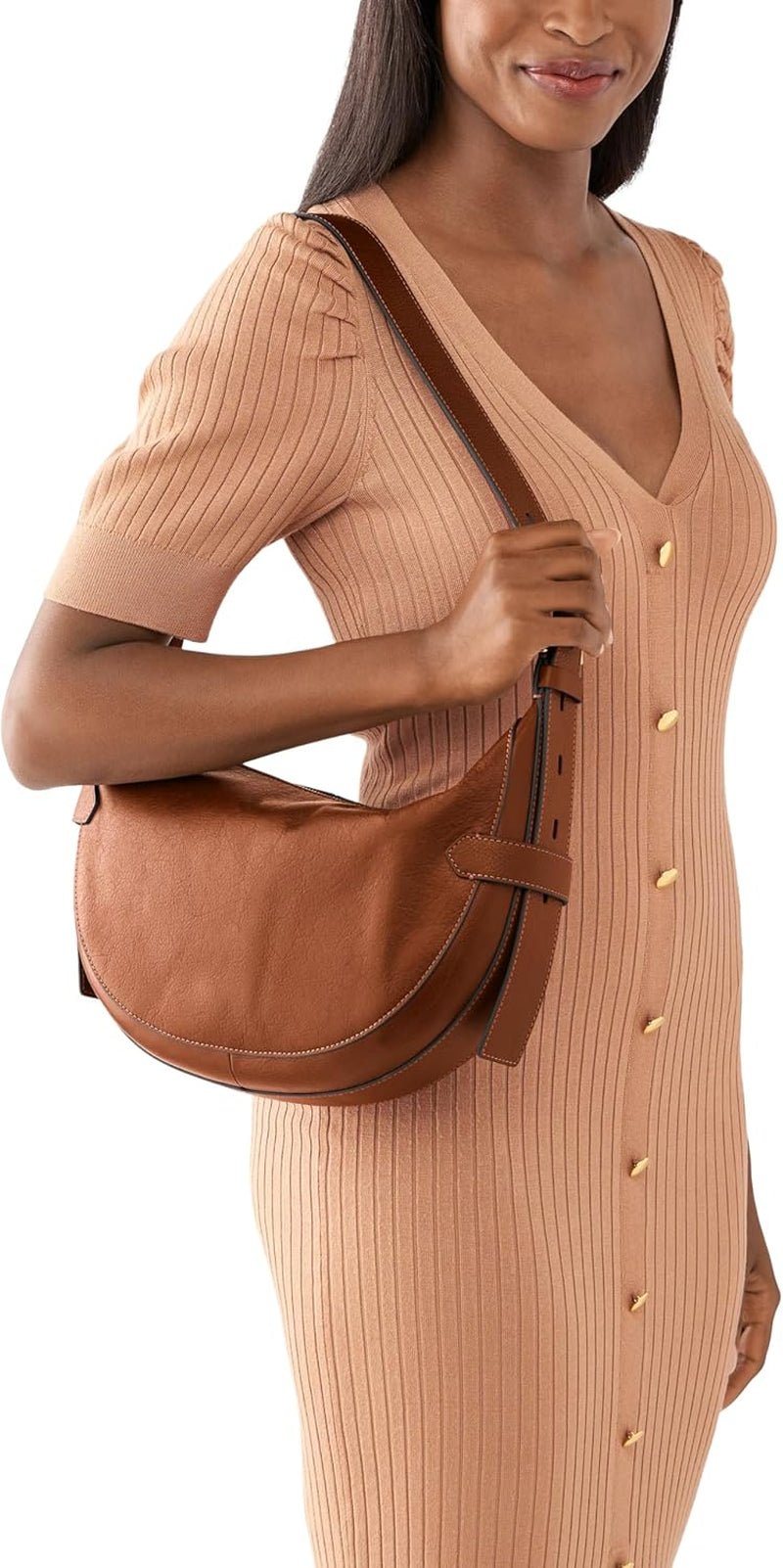 Fossil Dámská taška - Harwell Eco Leather Hobo, ZB1847200 - 30,5 cm D x 8,9 cm Š x 20,3 cm V Dámské tašky Naty Shop