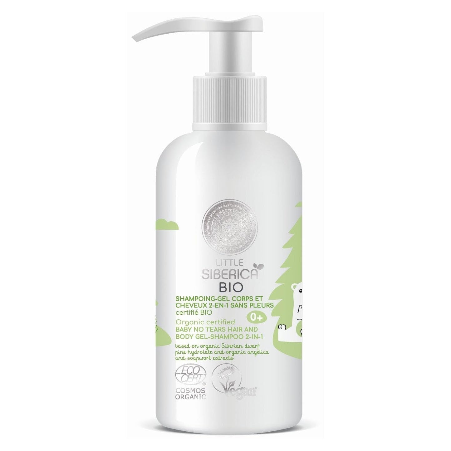 Sprchový gel - Šampon bez zápachu Corps et Cheveux certifié BIO 250 ml Děti - Koupel a péče o pleť Naty Shop Výchozí název