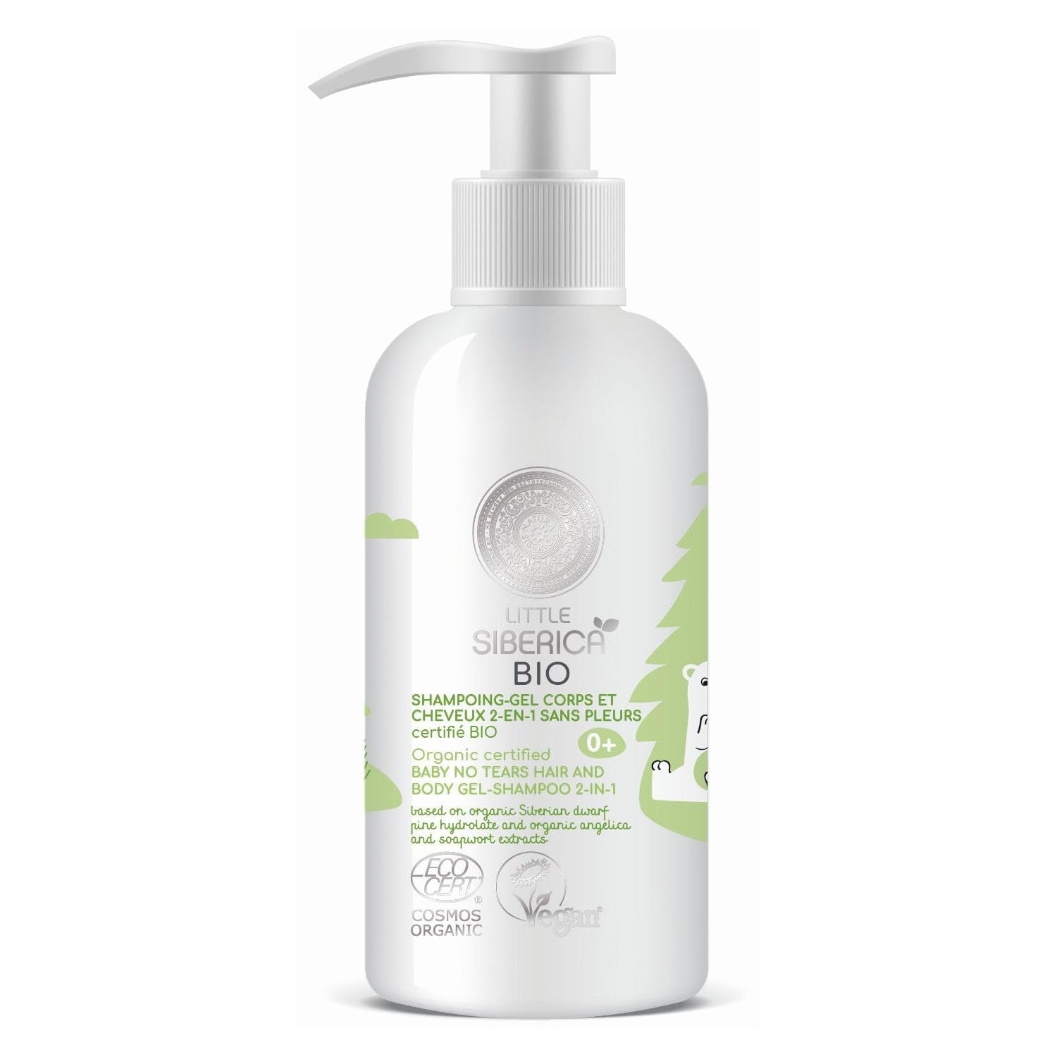 Sprchový gel - Šampon bez zápachu Corps et Cheveux certifié BIO 250 ml Děti - Koupel a péče o pleť Naty Shop Výchozí název