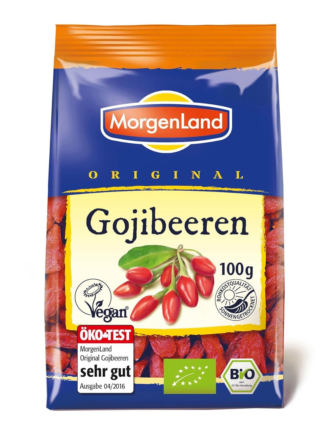 Goji bobule 100g bio sušené ovoce, 1 balení (1 x 100g) Dehydrované produkty Můj obchod Goji bobule